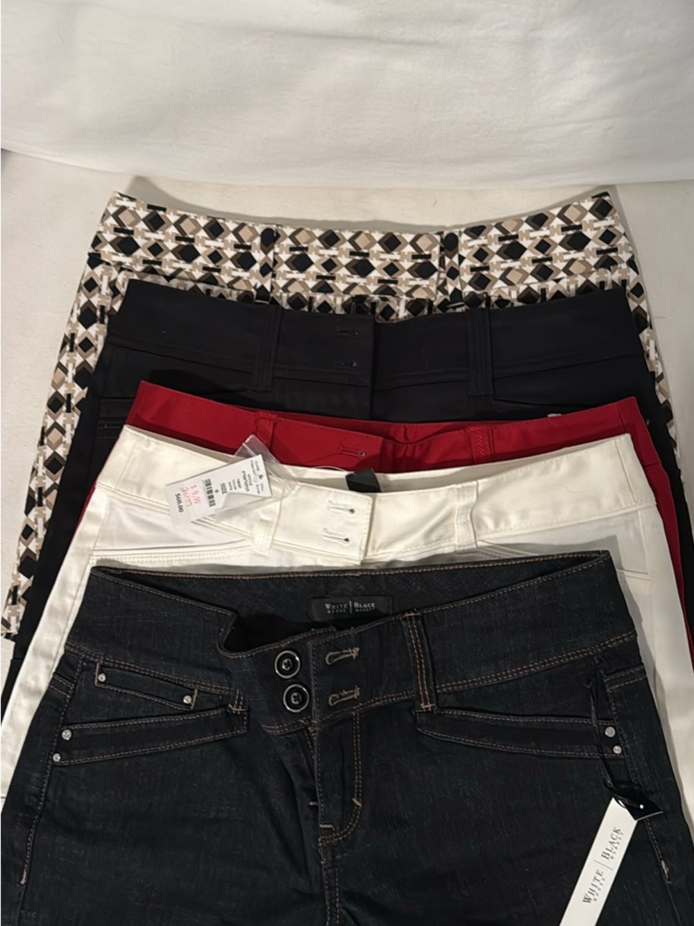 White House Black Market Multi-Color High-Rise Jeans Set